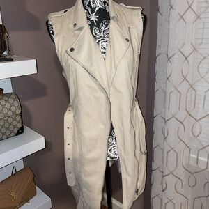 Missguided longline belted vest